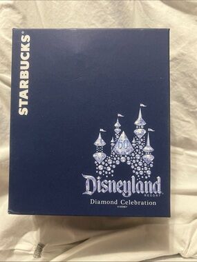 Starbucks Disneyland Diamond Celebration Ceramic Travel Mug,16oz,Disneyland 60th